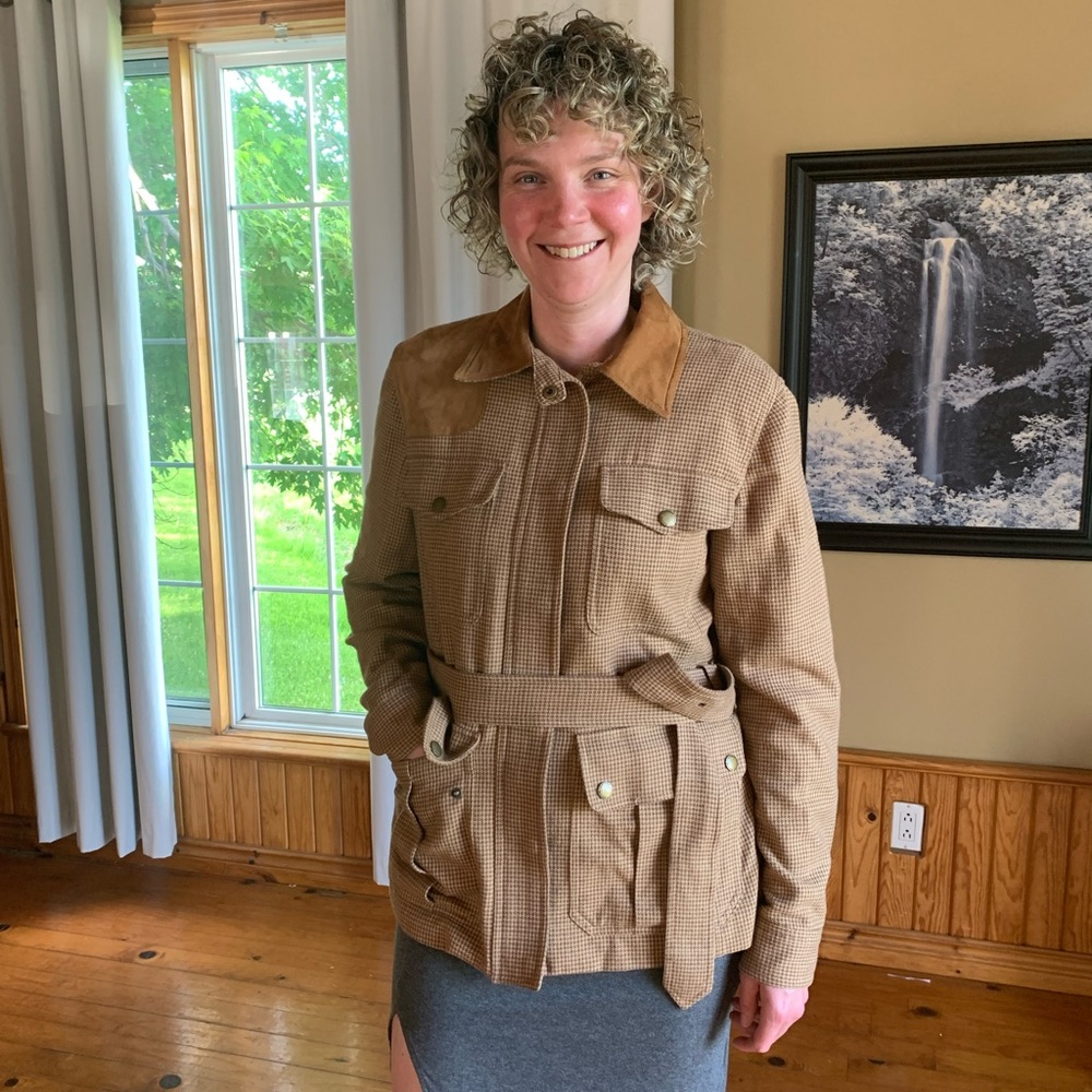 Lauren By Ralph Lauren 100% cotton belted field Jacket